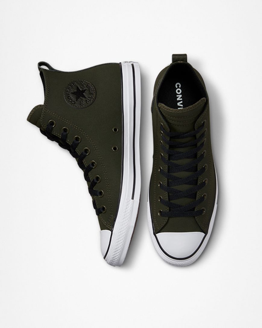 Women's Converse Chuck Taylor All Star TecTuff High Top Shoes Olive / Green / White / Black | AU 50C69X